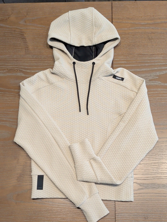 Unrl Tops - UNRL XS Women's Cream Textured Pullover Hoodie